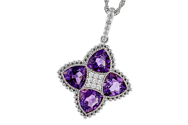 M310-95458: NECKLACE 2.22 AMETHYST 2.28 TGW