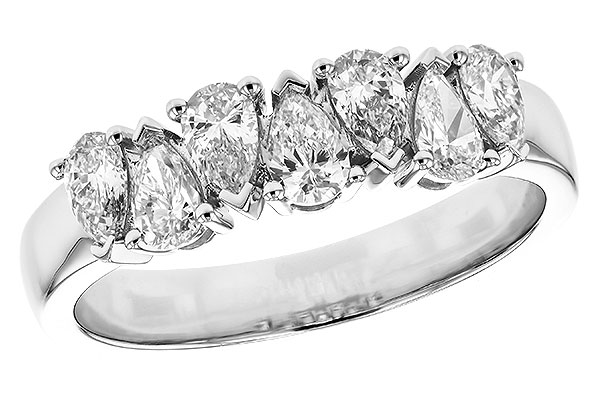 M310-95467: LDS DIA WED RG .97 TW (7 PEARS)