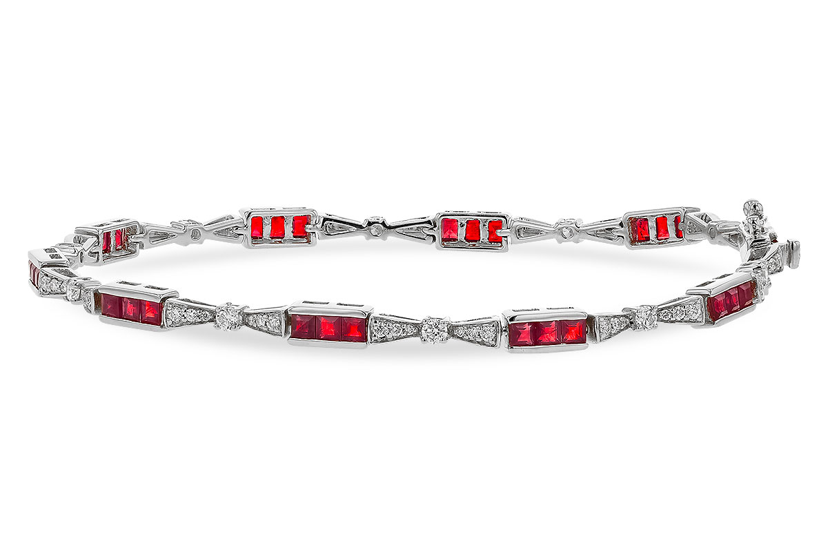 M310-96403: BRACELET 2.05 RUBY 2.70 TGW (7")