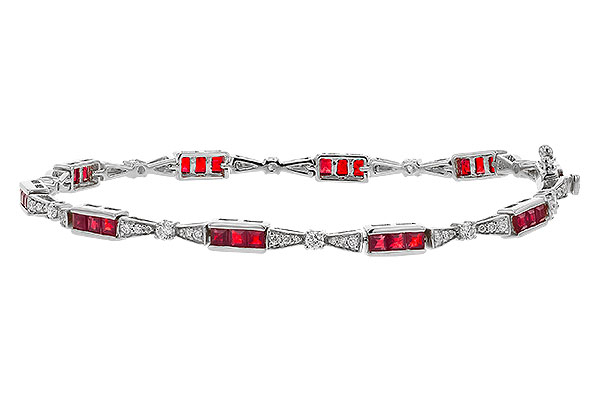M310-96403: BRACELET 2.05 RUBY 2.70 TGW (7")