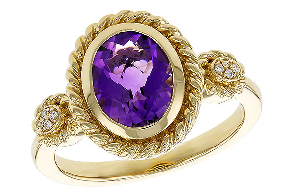 M310-99121: LDS RG 1.38 AMETHYST 1.40 TGW (9x7MM AMY)