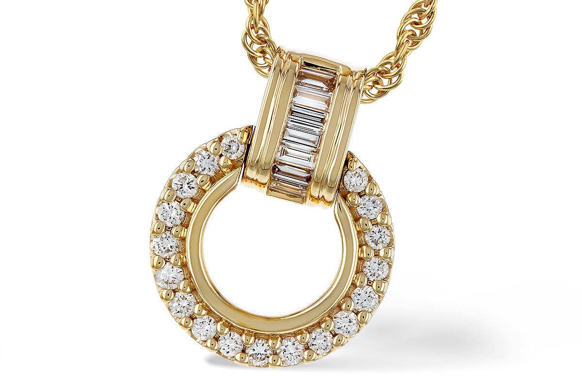 M310-99176: NECKLACE .12 BAG .33 TW