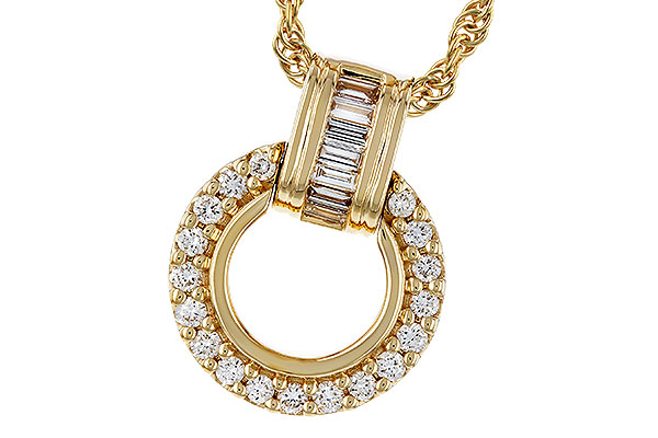 M310-99176: NECKLACE .12 BAG .33 TW
