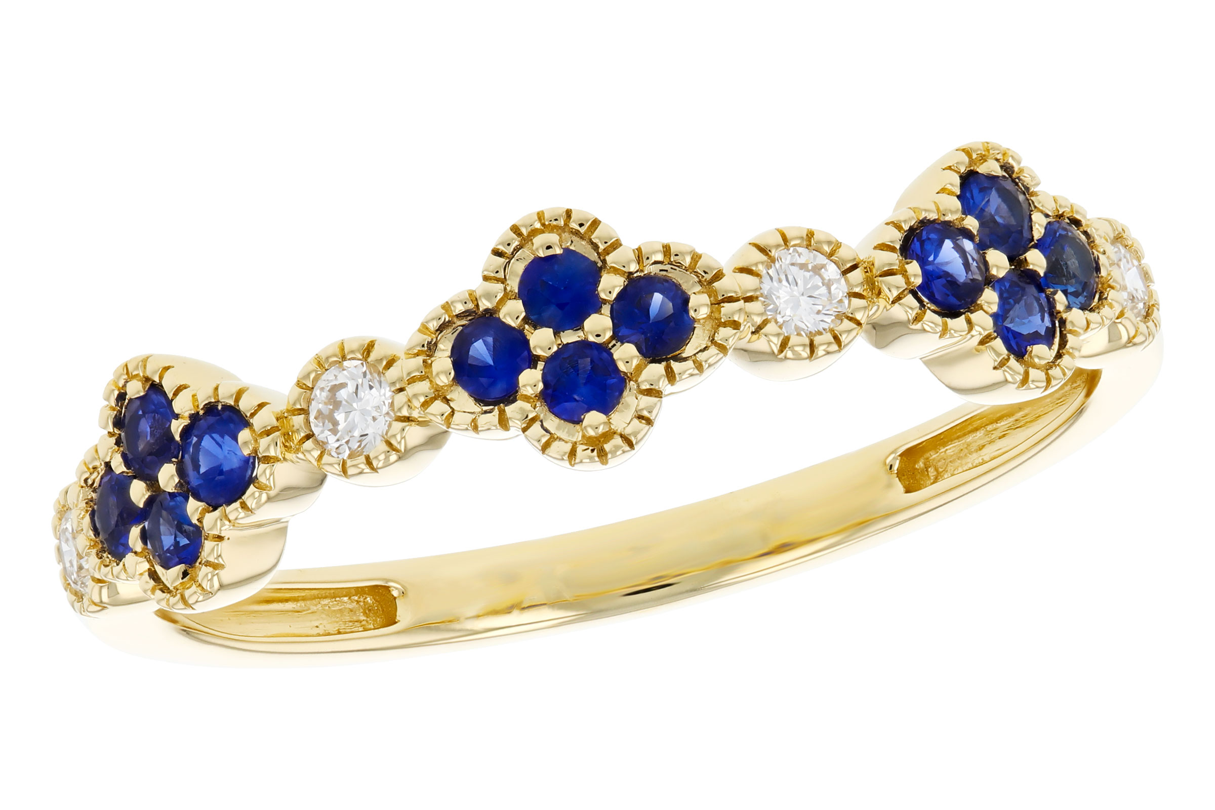 M311-84567: LDS WED RG .23 TW SAPPHIRE .31 TGW