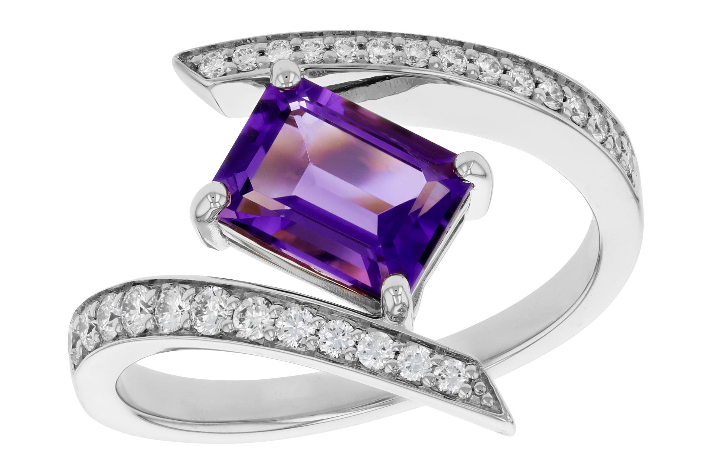 M311-84603: LDS RG 1.36 AMETHYST 1.63 TGW (8x6MM AMY)
